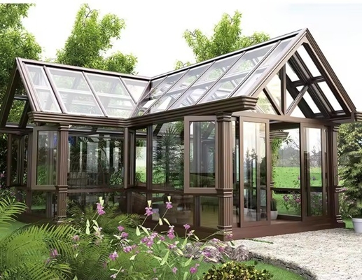 Modern Design Small 4 Season Glass Room Prefab Aluminum Sunroom with Customized Size