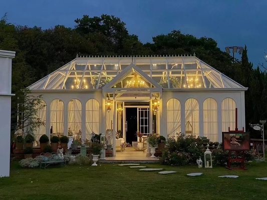 Modern Design Small 4 Season Glass Room Prefab Aluminum Sunroom with Customized Size