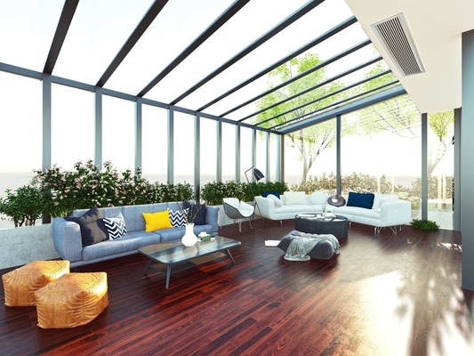 Modern Design Small 4 Season Glass Room Prefab Aluminum Sunroom with Customized Size