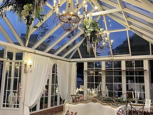 Modern Design Small 4 Season Glass Room Prefab Aluminum Sunroom with Customized Size