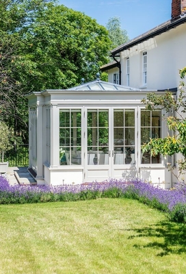 Prefab Greenhouse With Energy Saving Aluminum Frame And Clear Tempered Glass Roof