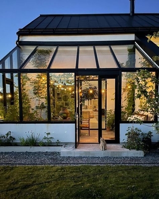 Retractable Aluminum Green House Roof For Super Wide Enclosure Glass House Sunrooms