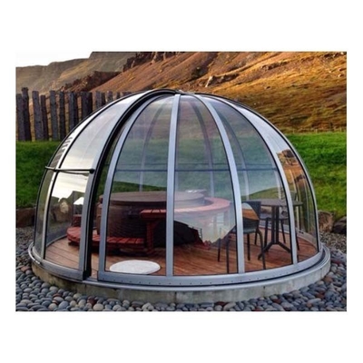 Free Standing Solarium With Double Tempered Double Glazed Lowe Glass And Chinese Top