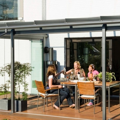 Waterproof Office Building Customized 4 Season Prefab Aluminium Modular Solar Sunrooms