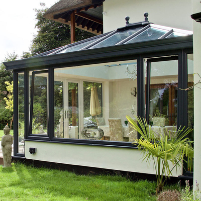 Modern Design Smooth Surface Free Standing Villa House Glass Sunrooms for Four Seasons