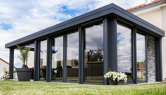 All Season Customized Roof Electric Shutter Aluminium Pergola For Garden Pavilion