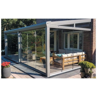 All Season Customized Roof Electric Shutter Aluminium Pergola For Garden Pavilion