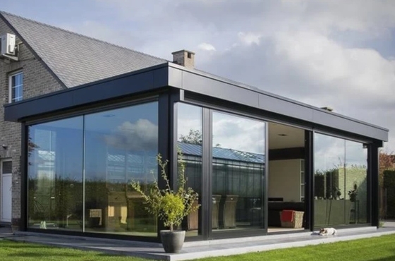 Office Building Glass House Four Season Solarium Sunrooms With Chinese Top Hardware