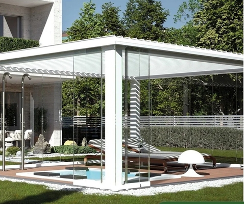 Office Building Glass House Four Season Solarium Sunrooms With Chinese Top Hardware