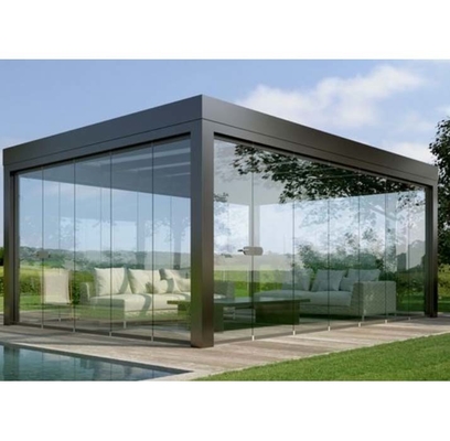 Customized Size Free Standing Sunrooms Aluminum Alloy Material Solarium For 4 Season