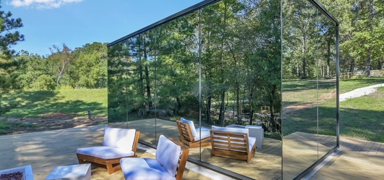 Double Tempered Double Glazed Lowe Glass Steel Frame Glass House Sunrooms For Outdoor