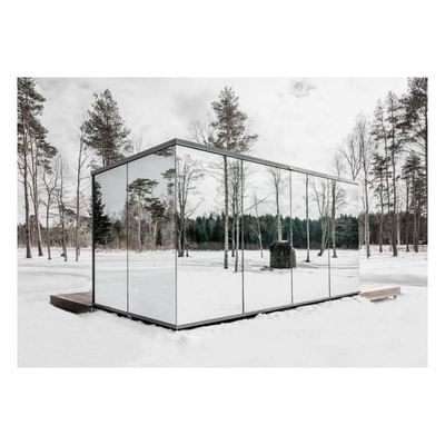 Modern Design Style Sunroom Houses Aluminium Glass House Solarium With Smooth Surface