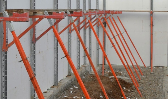 Customized Size ICF Bracing Systems For Temporary Construction Projects