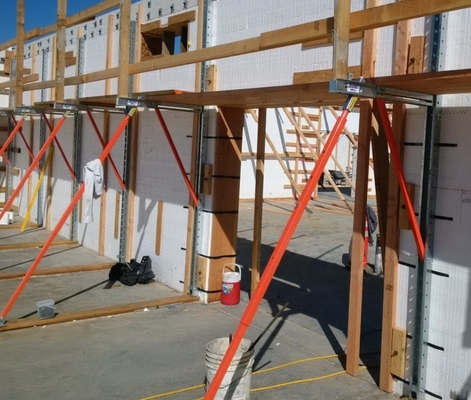 Adjustable Braces for Non-Alloy ICF Structural Support in Traditional Design