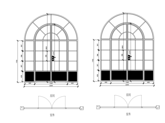 Modern Bridge Cut Off Aluminum Doors Windows Processing Equipment Security And Style