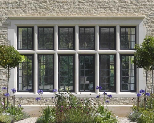 Frameless Steel Windows For Maximum Visibility / Heavy Duty Window With Steel Frame