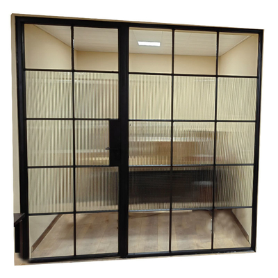CustomNoise Reduction & Privacy  Steel Framed Frosted Glass Office Door