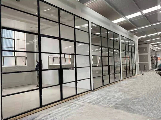 CustomNoise Reduction & Privacy  Steel Framed Frosted Glass Office Door