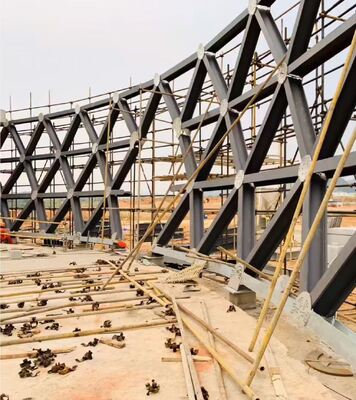 Aluminum Alloy Dome Roof Building with FRP Fiber Sheet glass skylight cover