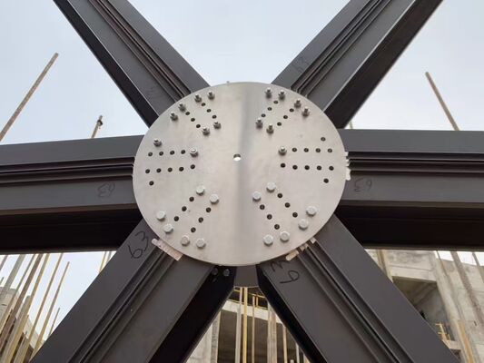 Aluminum Alloy Dome Roof Building with FRP Fiber Sheet glass skylight cover