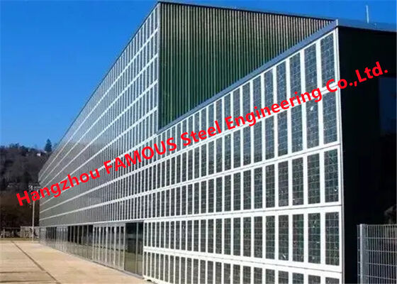 Solar BIPV Building-Integrated Photovoltaic Glass Facade Curtain Wall