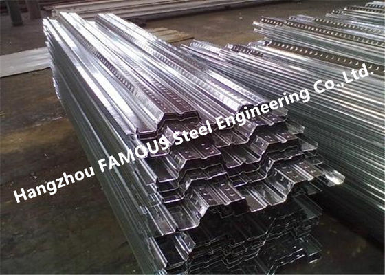 1-3mm Corrugated Silver ISO 3834 Metal Floor Decking Galvanized