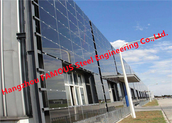 Solar BIPV Fireproof Glass Facade Curtain Wall Building Integrated Photovoltaic 5mm 9A 5mm