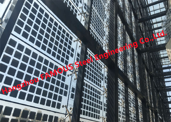 Solar BIPV Fireproof Glass Facade Curtain Wall Building Integrated Photovoltaic 5mm 9A 5mm