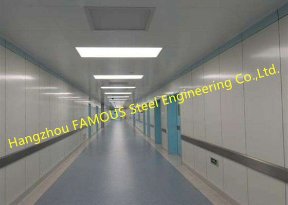 White 0.4-0.8mm MgO Sandwich Panel , Fireproof  Partition Wall Board