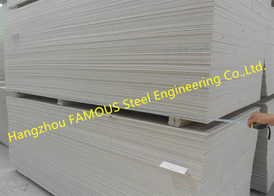 Paper Faced 6-18mm Gypsum Ceiling Boards , Gypsum Sheet Ceiling
