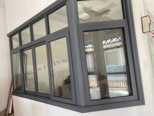 50 Series 6mm Thermally Broken Aluminum Windows , 8mm Heated Glass Windows