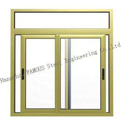 50 Series 6mm Thermally Broken Aluminum Windows , 8mm Heated Glass Windows