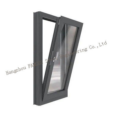 Modern Minimalist 70 series Aluminum Storm Windows , 5mm 9A 5mm Tilt And Turn Windows