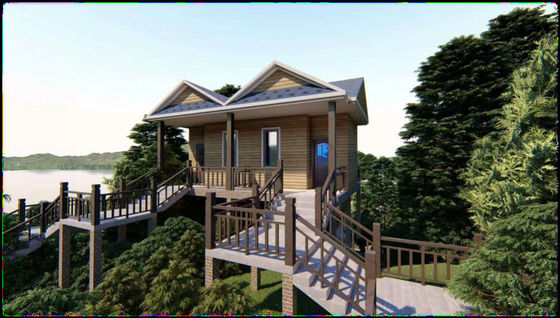 Portable ISO3834 Modern Steel Frame Home Kits , Galvanized Steel Modular Home Kits
