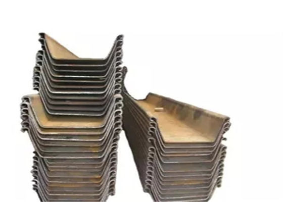 S390 Q355 Steel Piling Steel , S275 S355 U Shaped Steel Sheet Pile