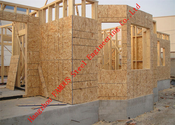 25mm-200mm Structural Insulated Panel , SIP Structural Insulated Wall Panels