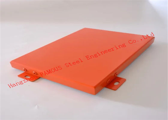 AU NZ Standard Aluminum Metal Cladding , 6mm Metal External Wall Cladding