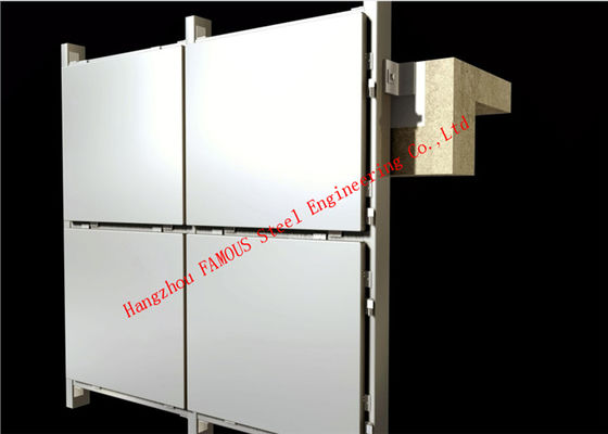 AU NZ Standard Aluminum Metal Cladding , 6mm Metal External Wall Cladding