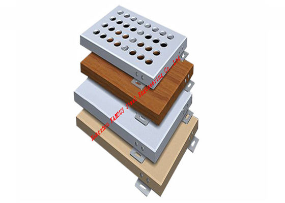 5052 1.2mm Aluminum Metal Cladding ,  0.9mm Aluminum Perforated Panel