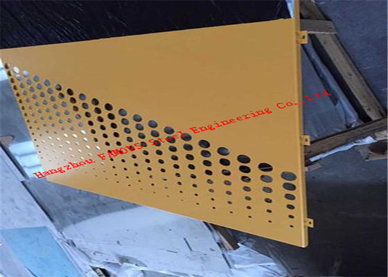 5052 1.2mm Aluminum Metal Cladding ,  0.9mm Aluminum Perforated Panel