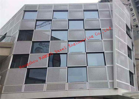 5052 1.2mm Aluminum Metal Cladding ,  0.9mm Aluminum Perforated Panel