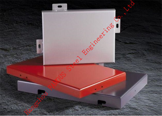 PVDF 4mm Aluminum Metal Cladding , 5mm Aluminium Wall Cladding Panels