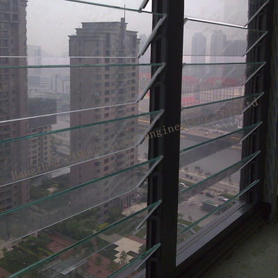 T5 T6 Aluminum Exterior Storm Windows , 6063 Aluminium Louver Window
