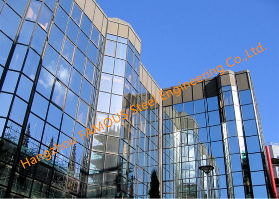 Sun Shading 6mm 6A/9A/12A 6mm Glass Curtain Wall Facade