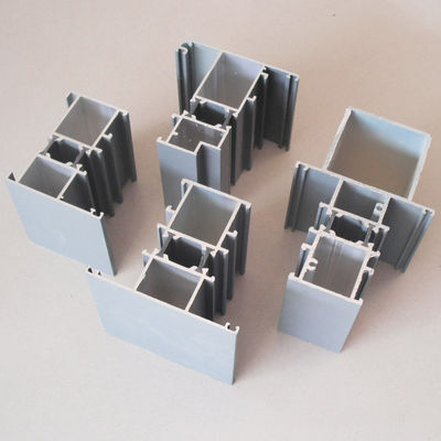 6005 6060 Aluminum Profile Extrusion Frame , T4 Aluminum Door Frame Profile