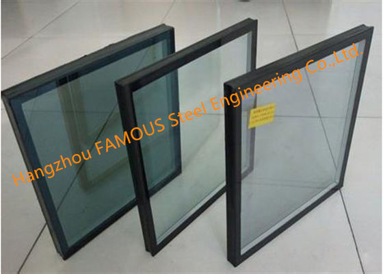 300mmx300mm 5mm Glass Curtain Wall Facade , Double Silver Insulated Low E Glass