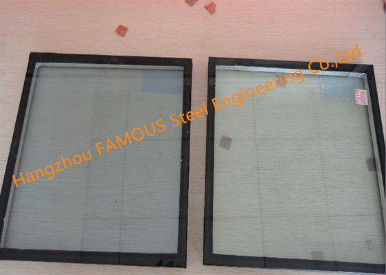 300mmx300mm 5mm Glass Curtain Wall Facade , Double Silver Insulated Low E Glass