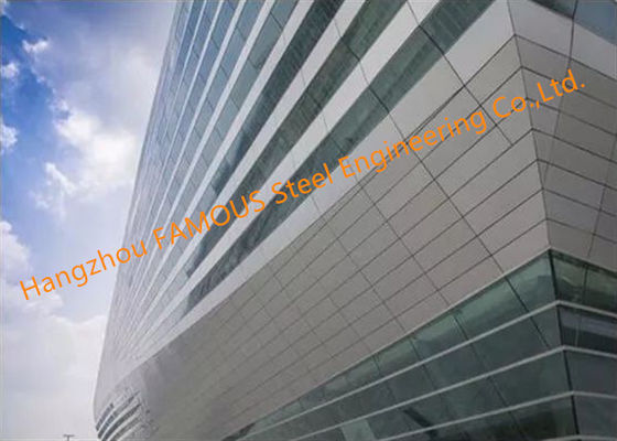 300mmx300mm 5mm Glass Curtain Wall Facade , Double Silver Insulated Low E Glass