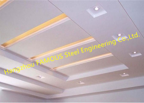 Plant Straw 9.5mm Gypsum Ceiling Boards For Energy Saving And Emission Reduction