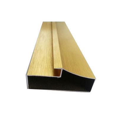 Tempered Glass T5 Aluminum Profile , Aluminum Window Frame Extrusion Profiles